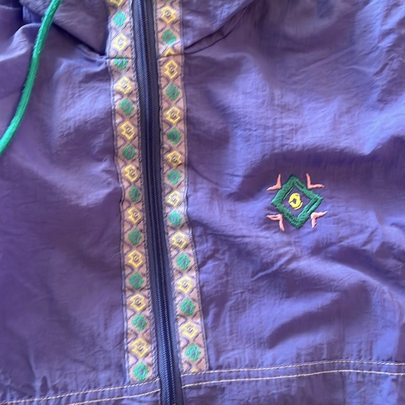 Vintage Bolo Spirit Purple Windbreaker Jacket Size Small - Picture 7 of 7